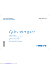 Philips 6000 LED series Quick Start Manual