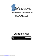 Strong SRT 5498 User Manual