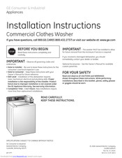 GE WNRD2050GWC Installation Instructions Manual