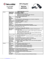 Ken A Vision PupilCAM®1402KRM Specifications