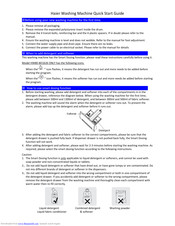 haier HW80-BD1626 Quick Start Manual