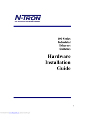 N-Tron 608MFXE-ST-80 Hardware Installation Manual