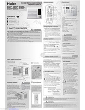 haier ThermoCool HW-09LNA03 Operation Manual
