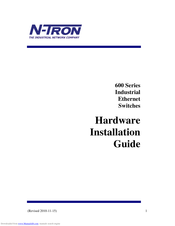 N-Tron 608MFXE-ST-80 Hardware Installation Manual