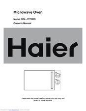 haier HGL-1770MB Owner's Manual