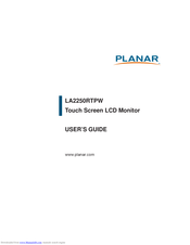 Planar LA2250RTPW User Manual