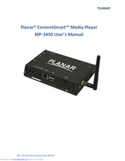 Planar ContentSmart MP-3450 User Manual