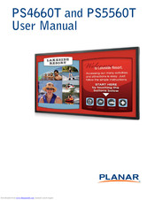 Planar PS4660T User Manual