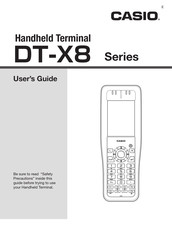 Casio DT-X8 Series User Manual