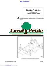 Land Pride FD1560 Operator's Manual