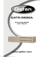 Gefen EXT-CAT5-5600A User Manual