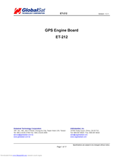 Globalsat ET-212 User Manual