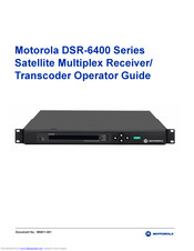 Motorola DSR-6403 Operator's Manual
