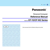Panasonic CF-Y2 Series Reference Manual