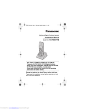 Panasonic KX-TGA711E Installation Manual