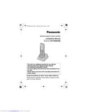 Panasonic KX-TGA910E Installation Manual