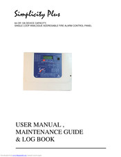 Zeta Simplicity Plus User Manual, Maintenance Manual & Log Book