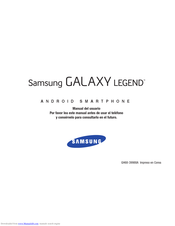 Samsung Galaxy Legend Manual Del Usuario