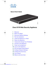 Cisco S170 Quick Start Manual