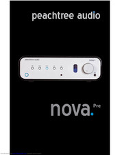 Peachtree Audio Nova Pre Manual