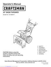 Craftsman 247.886914 Operator's Manual