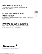 THERMADOR PRO HARMONY PRD30 Use And Care Manual