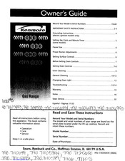 KENMORE 71106 Owner's Manual