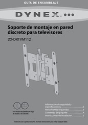 Dynex DX-DRTVM112 Guía De Ensamblaje Manual