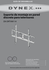 Dynex DX-DRTVM114 Guía De Ensamblaje Manual