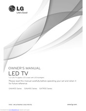 LG GA6400 Owner's Manual