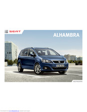 Seat Alhambra Quick Manual