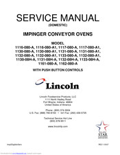 Lincoln 1116-080-A1 Service Manual