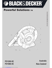 Black & Decker Powerful Solutions PD1200-XE Instructions Manual