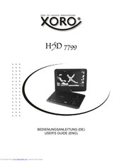 Xoro HSD 7799 User Manual