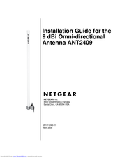 Netgear ANT2405 - 5 dBi Omni-directional Antenna Installation Manual
