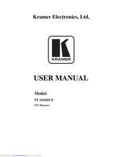 Kramer PT-101HDCP User Manual
