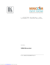 Kramer VGA Extender User Manual