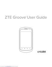zte Groove User Manual
