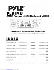 Pyle PL91MU User Manual