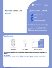 Motorola MBP28 Multi-Cam Quick Start Manual