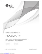 LG 50PN530P Owner's Manual