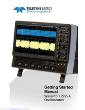 LeCroy WavePro 7 Zi-A Getting Started Manual