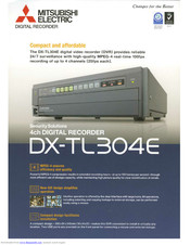 Mitsubishi Electric DX-TL304E Specification