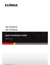 Edimax AR-7167WnB Quick Install Manual