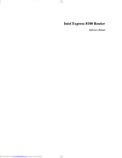 Intel ER8100STUS - Express 8100 Router Reference Manual