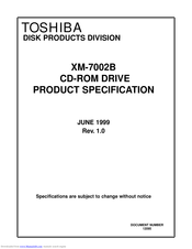 Toshiba XM-7002B Specification
