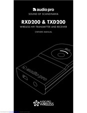 Audio Pro TXD200 Owner's Manual