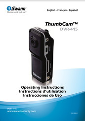 Swann ThumbCam DVR-415 Operating Instructions Manual