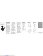 Brookstone Wireless TV Headphones Start Manual