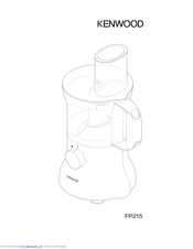 Kenwood FP215 Quick Manual